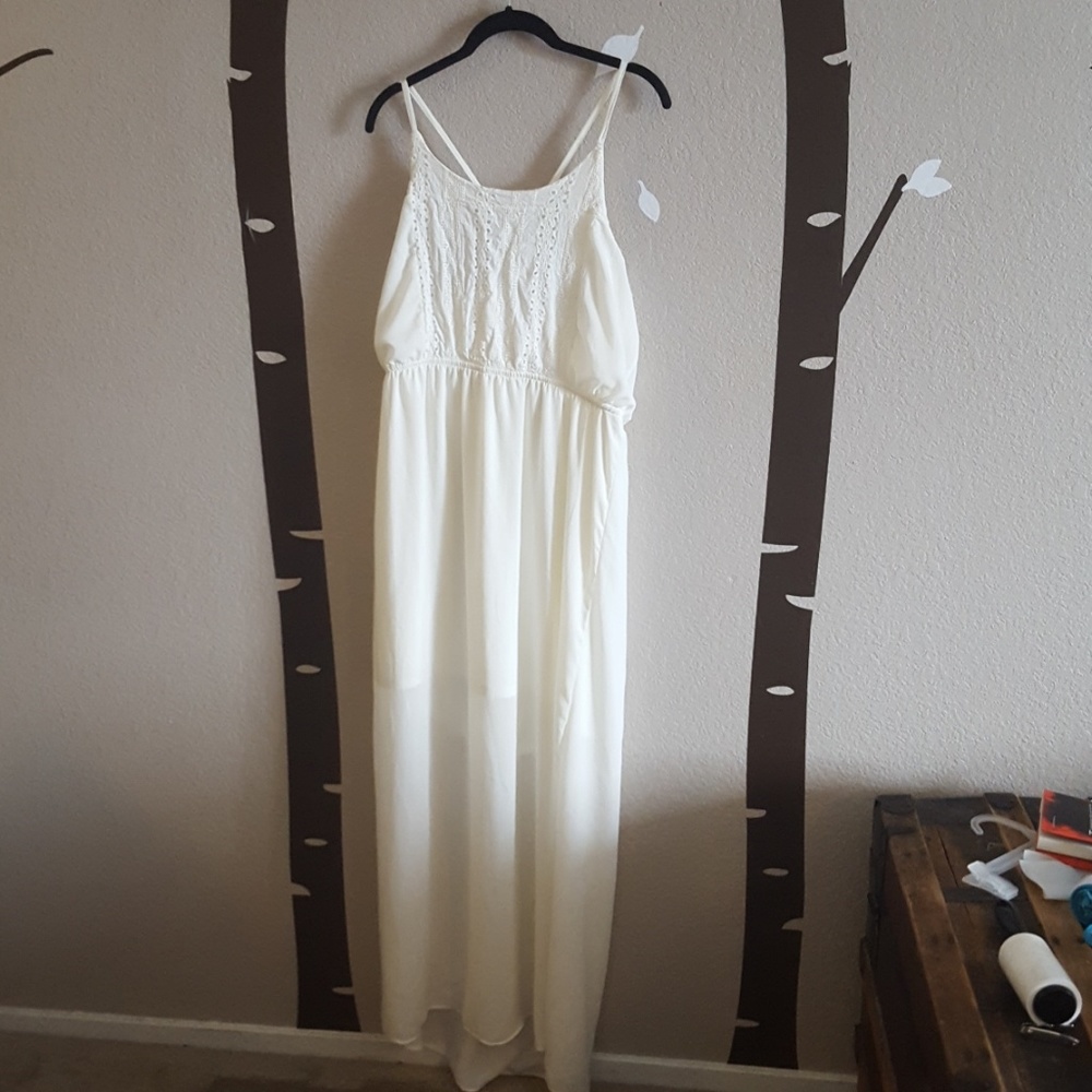 🌵No Boundaries Ivory Maxi Dress